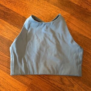 Girlfriend Collective Topanga Sports Bra Dusty Blue Size Extra Small